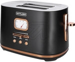 MUSE Edelstahl-Toaster schwarz MS-130 BC