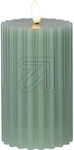 STARtrading LED-Wachskerze "Flamme Stripe " gr&Atilde;&frac14;n 061-68