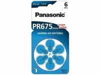 Panasonic 6-er Box HÃ¶rgerÃ¤te-Batterie A-PRO675 1 StÃ¼ck = 1 Packung