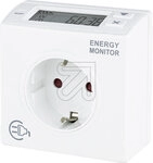 REV Energiemessger&Atilde;&curren;t Stromme&Atilde;&Yuml;ger&Atilde;&curren;t digital quadratisch, wei&Atilde;&Yuml; 0025810112