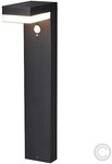 LED's light LED&Acirc;s Light Solar-Sensor-Wegeleuchte 3,3W 600lm 2700K schwarz mit