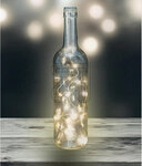 EGB 83315000 LED-Lichterkette 15 fl. warmwei&Atilde;&Yuml;, mit Timer silberfarbener Draht,