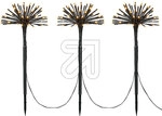 Konstsmide LED Spiessleuchte mit 3 Pusteblumen 192 bernst. LED 4467-800