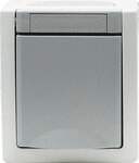 EGB Pacific FR Schuko-Steckdose grau IP54 90591008-DE