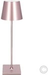 SIGOR NUINDIE LED Akku-Tischleuchte rosegold 2.2W 180lm 45&Acirc;&deg; rund Stufenlos dimmbar