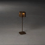 KONSTSMIDE Konst-Smide LED-Akku-Tischleuchte IP54 Nice rostoptik 7818-970