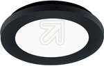 TRIO LED-Deckenleuchte Camillus schwarz IP44 rund 13W 3000K R62921532