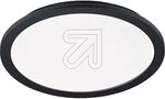 TRIO LED-Deckenleuchte Camillus schwarz IP44 rund 22W 3000K R62922432