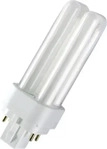 Osram Kompaktleuchtstofflampe "DULUX D/E" G24q-2 18W 830 EVG/DIM,
