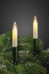 Hellum 802047, Hellum LED Schaftkerzenkette 20-tlg. Innen 12W 830