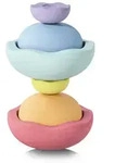 Stapelstein Inside Rainbow Pastel 6er Set - (light violet/light blue/mint/light