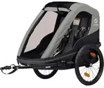 Hamax Avenida Kinderfahrradanh&auml;nger f&uuml;r 2 Kinder (ab ca. 6 Monaten), Farbe: Olive