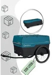 Qeridoo Qubee XL Cargo / Lastenanh&auml;nger - Farbe: Limited Edition Petrol
