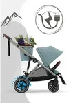 Cybex e-Gazelle S Kinderwagen mit E-Antrieb, Farbe: Stormy / Taupe