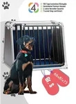 4pets Dog Box ECO 4 Black Hunde-Transportbox bis zu 50 kg in 2 Gr&ouml;&szlig;en, Modell:
