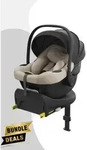 Kinderkraft Kinderautositz i-Lite mit Endura Safe FX Basis, Kinderkraft: Black