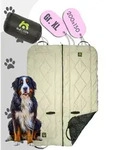 Maelson Cosy Roll Hundedecke / Autoschondecke - Farbe: Schwarz, Beige