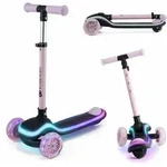 Kinderkraft LED-Dreiradscooter Raket, Kinderkraft: Black