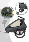 Qeridoo Kidgoo 1 - Kinderfahrradanh&auml;nger f&uuml;r 1 Kind - Modell 2026, Farbe:...