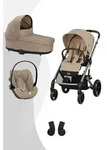 Cybex Balios S Lux Kinderwagen Travel-System Ease Plus S, Farbe: Stone Grey