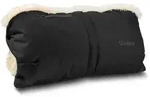 Fellhof Kinderwagen-Handw&auml;rmer aus Lammfell, Farben: Schwarz
