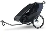 Croozer Kid Lykke Kinderfahrradanh&auml;nger f&uuml;r 2 Kinder, Farbe: Blueberry Blue