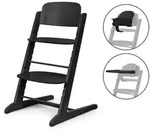 Cybex Iris 3-in-1 Hochstuhl mit Baby Set und Tablett, Farbe: Stunning Black