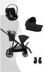 Cybex Gazelle S LUX Travel System - Essential S, Farbe: Moon Black / Black