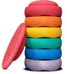 Stapelstein&reg; Winter Special Rainbow Set classic inkl. Board und Original...