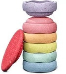 Stapelstein&reg; Winter Special Rainbow Set pastel inkl. Board und Original Limited