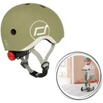 Scoot & Ride Baby Helm (XXS-S), Farbe: steel