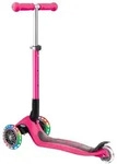 Globber Junior Foldable Lights 3-Wheels-Scooter, Farbe: Fuchsia Pink