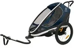 Hamax Outback One inkl. Fahrraddeichsel und Buggyrad, Farbe: Gr&uuml;n / Schwarz