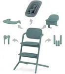 Cybex Lemo 2.0 Hochstuhl 4in1 Set mit Neugeborenenset, Farbe: Stone Blue