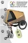 CROOZER Dog Enna Hunde-Fahrradanh&auml;nger bis 35kg, Farbe: Moss Green