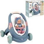 Smoby Little Smoby 3-in-1 Lauflernwagen Activity Board mit Puppe ab 1 Jahr