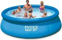 Intex 28132, Intex Easy Pool 366 x 76 cm | Rundpool mit Filterpumpe