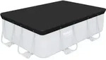 Bestway Abdeckplane 282 x 196 cm rechteckig | schwarz | PVC Frame Pool Abdeckung