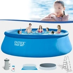 Intex 26168, Intex Easy Pool Komplettset 457 x 122 cm | Rundpool mit Zubeh&ouml;r