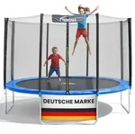Terena Trampolin &oslash; 305 cm mit Sicherheitsnetz | bis 150 kg