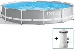 Intex Frame Pool 366 x 76 cm Komplettset | Kinderpool mit Zubeh&ouml;r