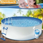 Steinbach 11002, Steinbach Stahlwandpool New Splasher Secure &Oslash; 350 x 90 cm Set