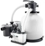 Intex Sandfilteranlage & Salzwassersystem Krystal Clear | 10,0 m3/h Leistung