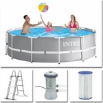 Intex 26716, Intex Frame Pool 366 x 99 cm | Rundpool mit Zubeh&ouml;r