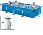 Intex Frame Pool 450 x 220 x 84 cm | Kinderpool mit Filteranlage