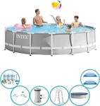 Intex 26720, Intex Frame Pool Set Prism Rondo &Oslash; 427 x 107 cm | Rundpool...