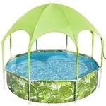 Bestway Splash-in-Shade Pool 244 x 51 cm | Kinderpool mit Sonnendach