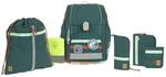 L&auml;ssig School Set Boxy Unique - Schulranzen Set 7tlg. (Dark Green Ocean Edition)