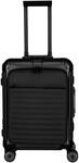 Travelite Next - 4-Rollen-Kabinentrolley mit Vortasche S 55 cm (black)
