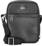 BOSS Zair Ns Zip - Umh&auml;ngetasche Leder 21 cm (schwarz)